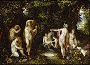 Jan Brueghel The Elder Diana und Aktaion oil